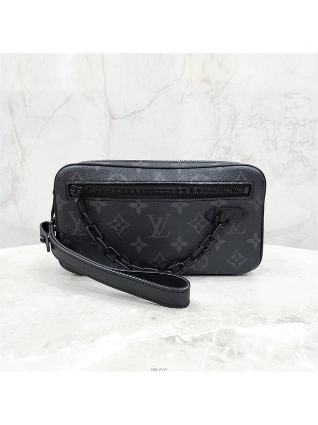 Lux You Monogram Pochette Volga Pouch Black M68321 - LOUIS VUITTON - BALAAN 1