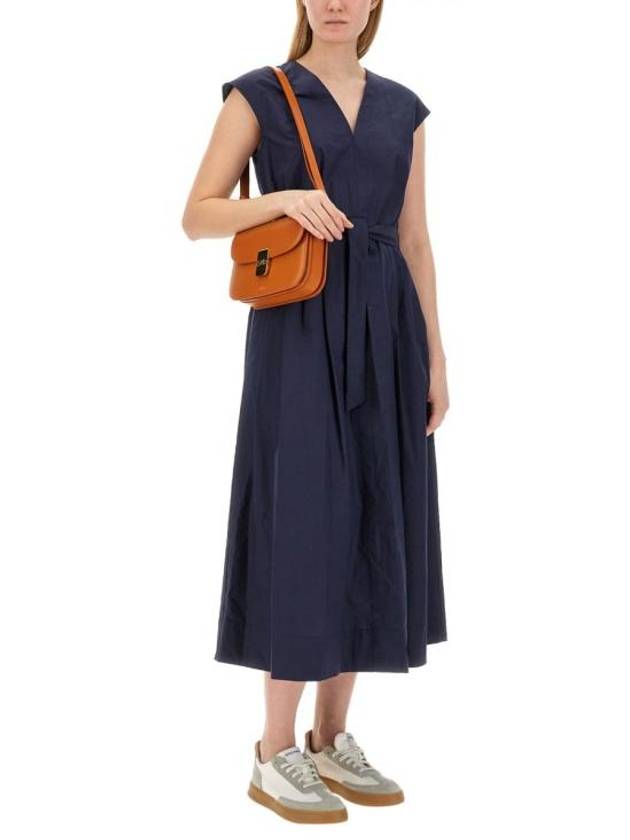 Willow Long Dress Dark Navy Blue - A.P.C. - BALAAN 3