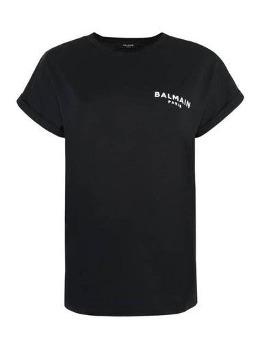 long sleeve t-shirt BF1EF010BB01 EAB BLACK - BALMAIN - BALAAN 1