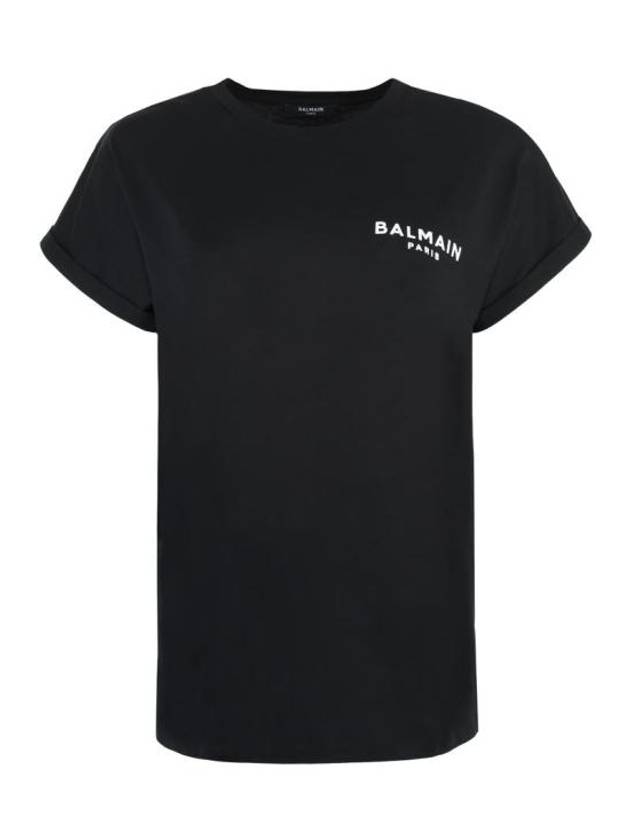 long sleeve t-shirt BF1EF010BB01 EAB BLACK - BALMAIN - BALAAN 1