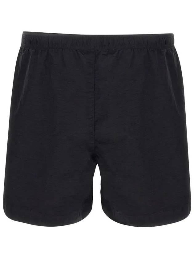 Flat Nylon Logo Patch Utility Swim Shorts Black - CP COMPANY - BALAAN 5