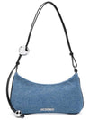 Le Bisou Perle Shoulder Bag Blue - JACQUEMUS - BALAAN 1