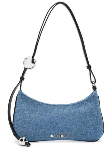 Le Bisou Perle Shoulder Bag Blue - JACQUEMUS - BALAAN 1