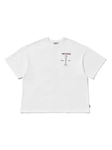 True Religion World Tour Short Sleeve T Shirt White - TRUE RELIGION - BALAAN 1