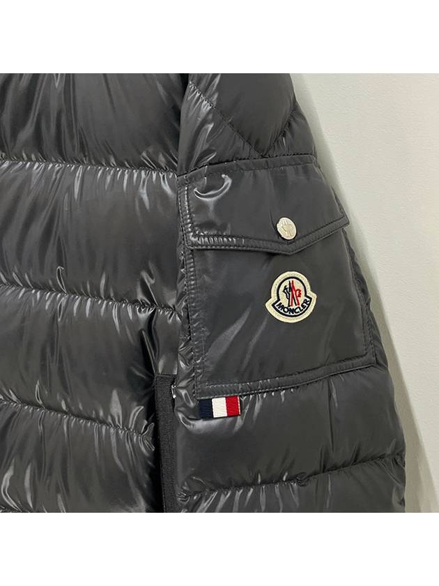 Men s Logo Patch GOURETTE Down Padded Jacket Dark Gray 1A00064 595ZJ 920 - MONCLER - BALAAN 3