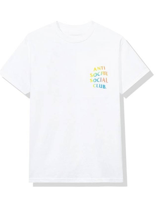 x Bearbrick TShirt ASSC Bare Colors White Tee - ANTI SOCIAL SOCIAL CLUB - BALAAN 2