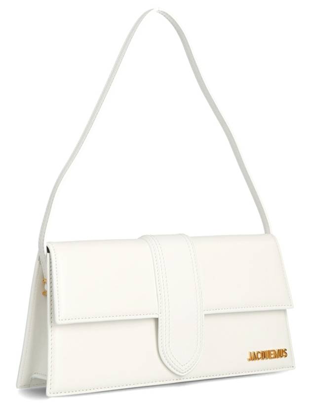 Le Bambino Long Shoulder Bag White - JACQUEMUS - BALAAN.