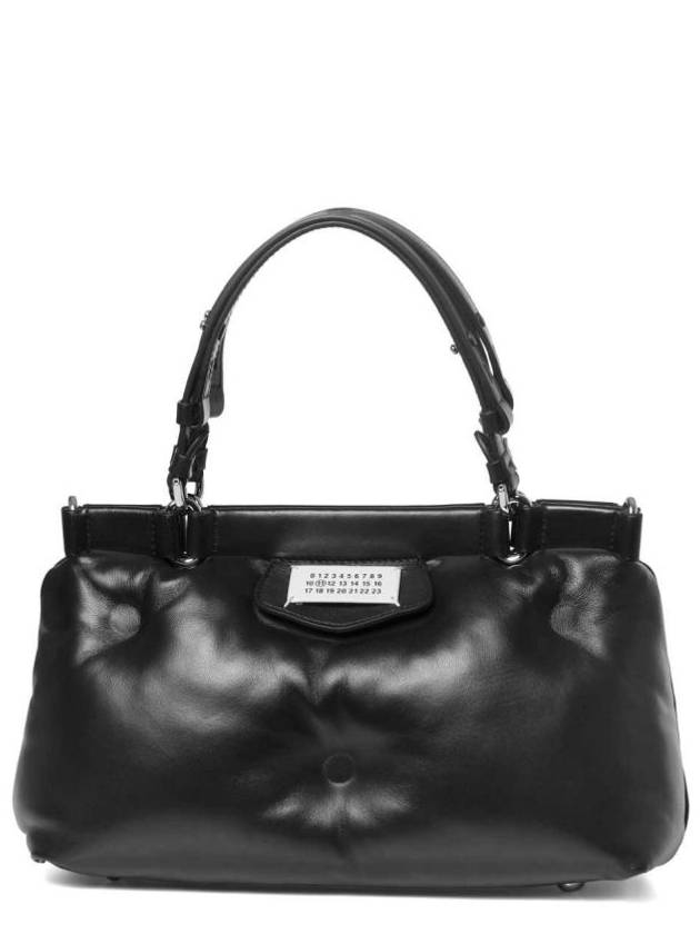 Small Glam Slam Leather Tote Bag Black - MAISON MARGIELA - BALAAN 2