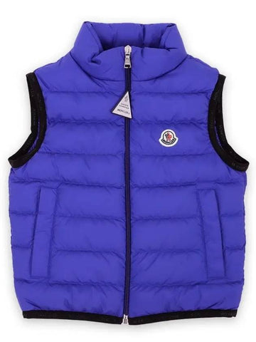 Kids CONTRIN down padded vest blue 1A00105 54A81 734 - MONCLER - BALAAN 1