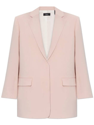 Theory Blazer With Pockets, Women's, Pink - THEORY - BALAAN 1