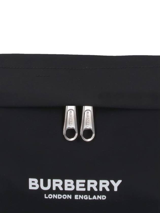 Logo Print Nylon Sonny Bum Belt Bag Black - BURBERRY - BALAAN 5