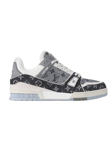 LV Trainer Low Top Sneakers Grey - LOUIS VUITTON - BALAAN 1