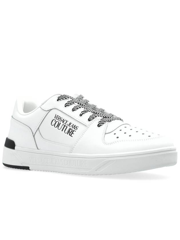 Versace Jeans Couture Sneakers With Logo, Men's, White - VERSACE - BALAAN 4