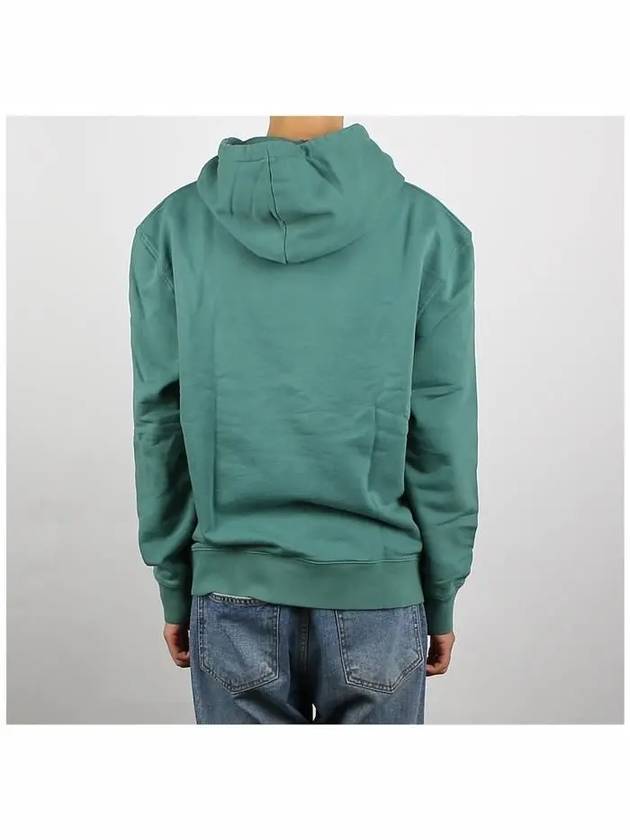 Fox Head Patch Regular Hoodie Teal Grey - MAISON KITSUNE - BALAAN 5