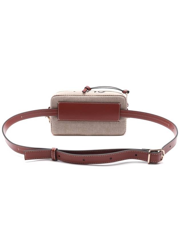 Woody Panni Logo Cross Bag Beige - CHLOE - BALAAN 5