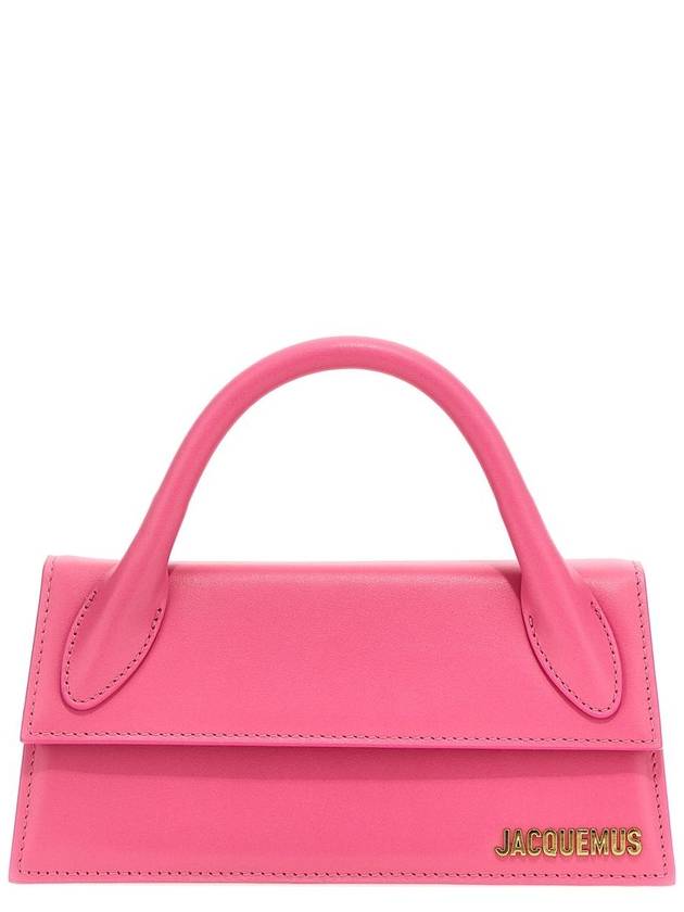 Le Chiquito Long Leather Tote Bag Pink - JACQUEMUS - BALAAN 2