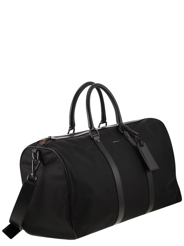 Duffel bag with leather inserts - KITON - BALAAN 4