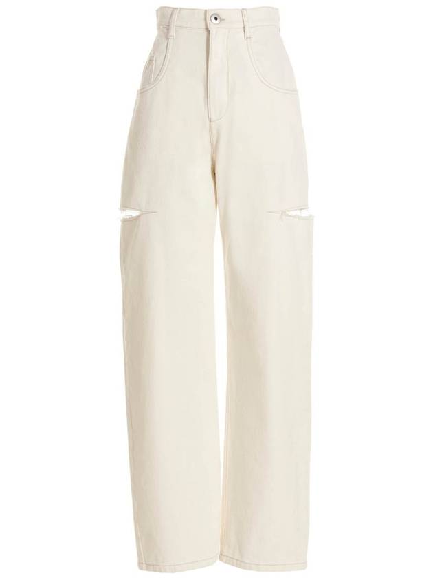 Distressed Denim Jeans White - MAISON MARGIELA - BALAAN 2