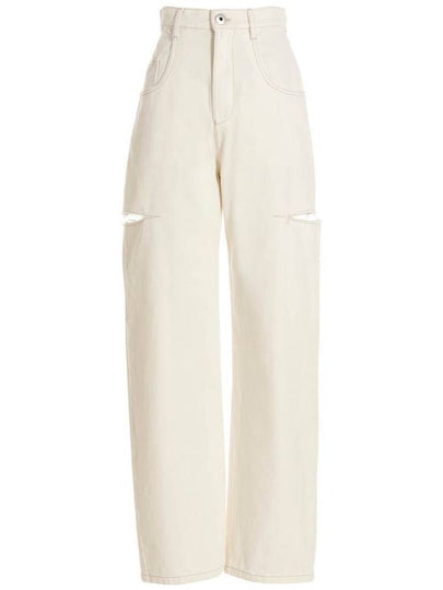 Distressed Denim Jeans White - MAISON MARGIELA - BALAAN 2