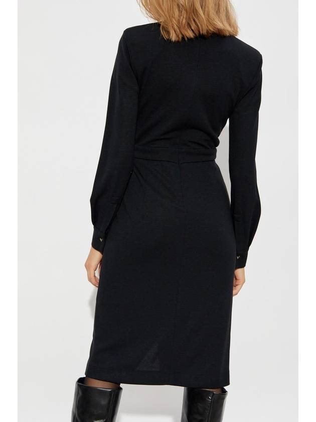 Max Mara Dress Virtus, Women's, Black - MAX MARA - BALAAN 4