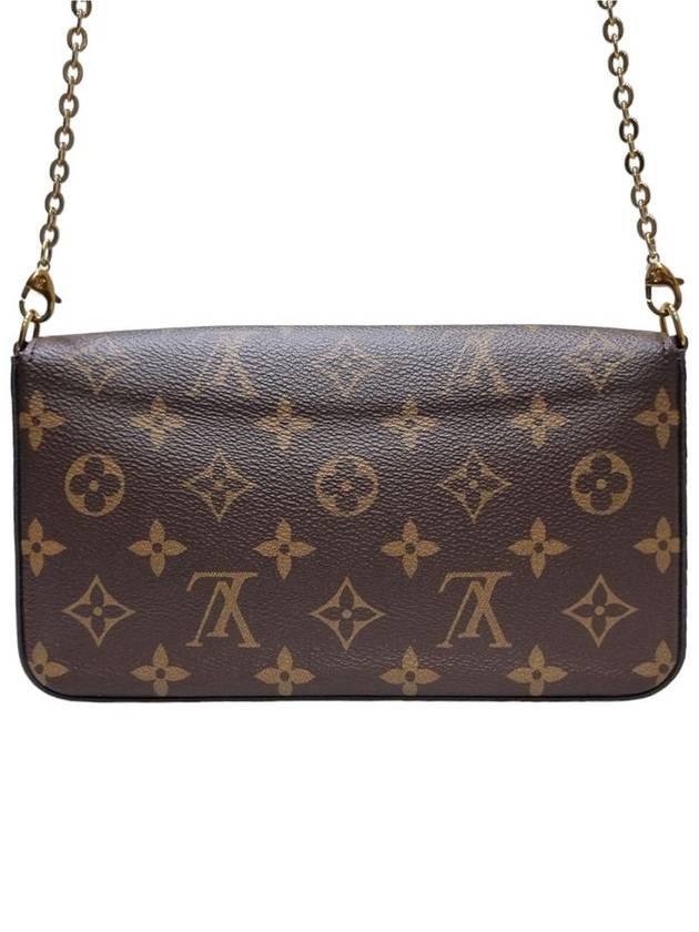 Women s M81896 Monogram Canvas Pochette Felicity Chain Crossbody Bag - LOUIS VUITTON - BALAAN 3