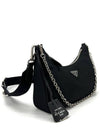 Black Tesuto Re Edition Multi Hobo Bag 1BH204 - PRADA - BALAAN 4