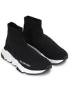 Speed Trainer High Top Sneakers Black - BALENCIAGA - BALAAN 4