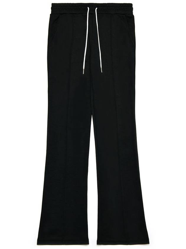 Flared Cotton Track Pants Black - ROLLING STUDIOS - BALAAN 2