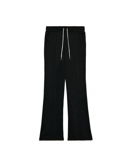 Flared Cotton Track Pants Black - ROLLING STUDIOS - BALAAN 2