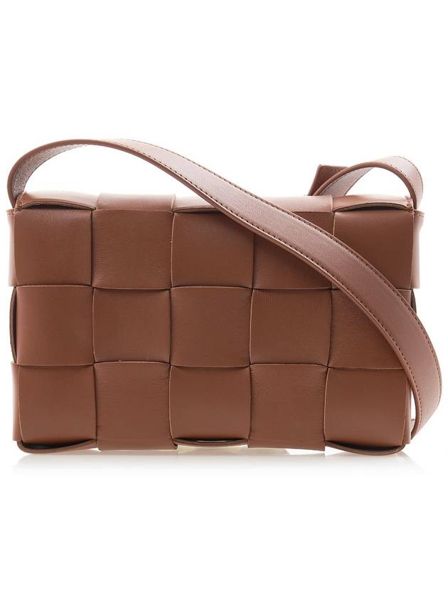 Intrecciato Cassette Cross Bag Wood - BOTTEGA VENETA - BALAAN 4