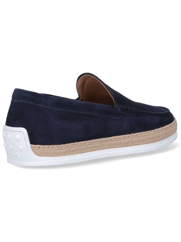 Men's Suede Slip-On Loafers Navy - TOD'S - BALAAN 5