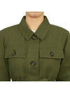 Tilly Belted Military Jacket Green - BARBOUR - BALAAN 9