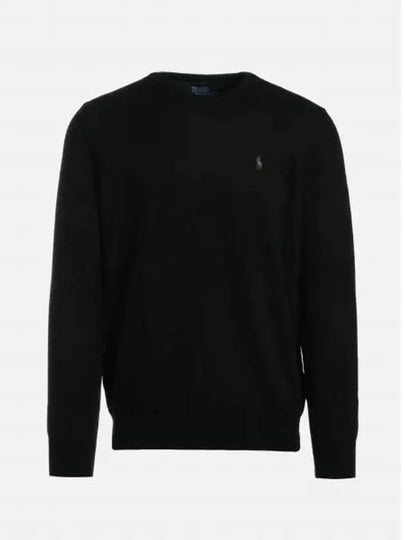 Logo Basic Pullover Knit Top Black - POLO RALPH LAUREN - BALAAN 2