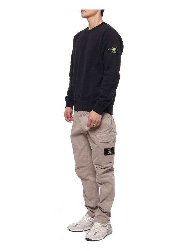 Wappen Patch Cargo Straight Pants Beige - STONE ISLAND - BALAAN 5