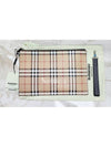 Vintage Check Clutch Bag Beige - BURBERRY - BALAAN 3