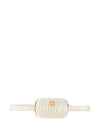 Matelasse Leather Pouch Belt Bag White - MIU MIU - BALAAN 1