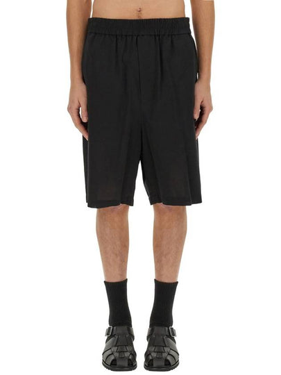 De Coeur Cotton Track Shorts Black - AMI - BALAAN 2