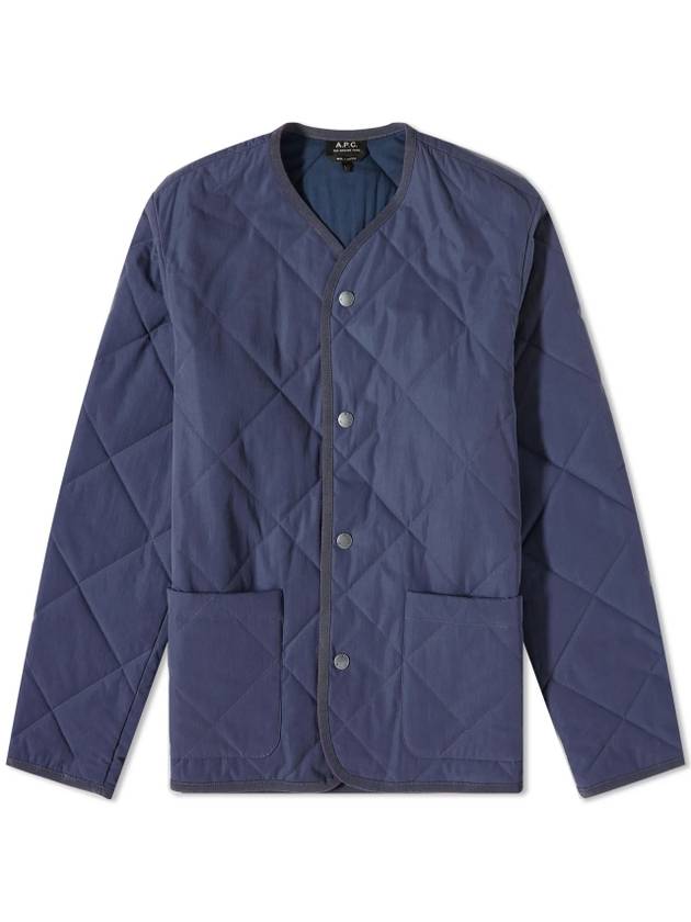 Julien Quilted Jacket Navy - A.P.C. - BALAAN 2