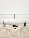 White Cream Logo Patch Denim Pants Trousers 32 34 - FENDI - BALAAN 2