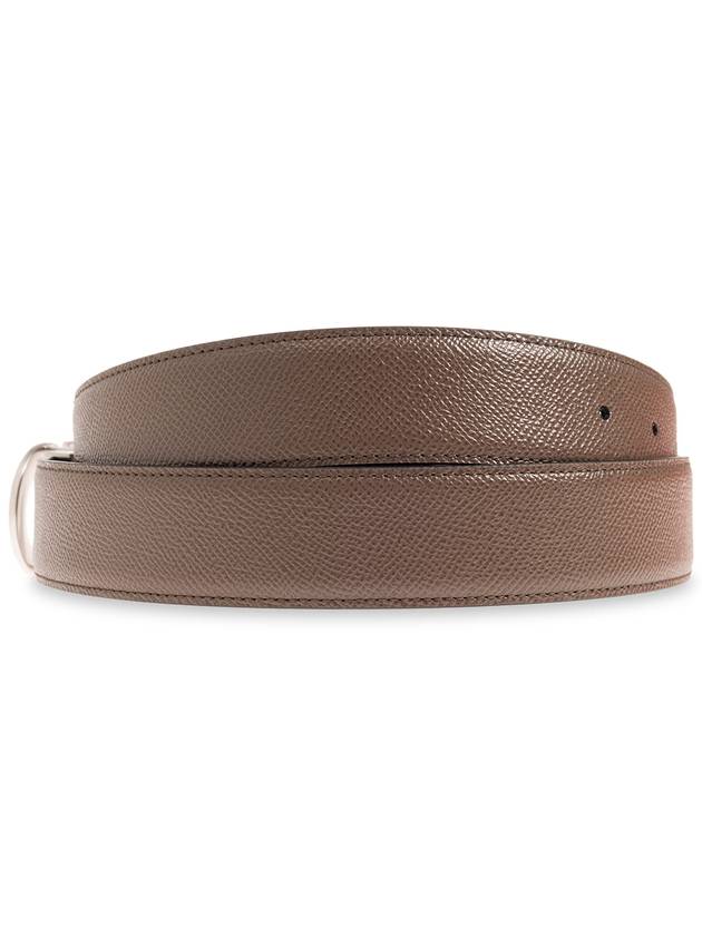 FERRAGAMO Reversible Belt With Logo, Men's, Brown - SALVATORE FERRAGAMO - BALAAN 4