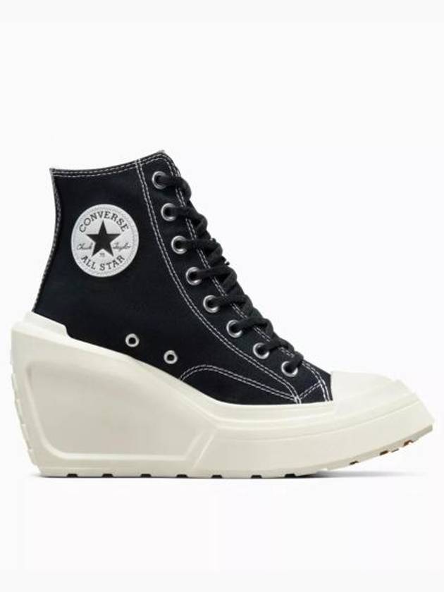 Chuck 70 De Luxe Wedge High Top Sneaker Black - CONVERSE - BALAAN 2