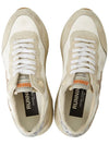 Running Sole Leather Low Top Sneakers White - GOLDEN GOOSE - BALAAN 3