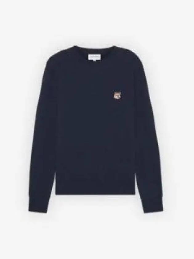 Fox Head Patch Regular Sweatshirt Midnight Blue - MAISON KITSUNE - BALAAN 2