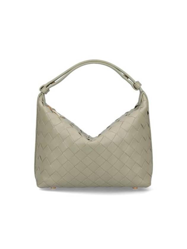 Intrecciato Small Leather Shoulder Bag Travertine - BOTTEGA VENETA - BALAAN 1