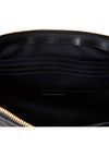 Gold Monogram Document Holder In Matelasse Leather Black - SAINT LAURENT - BALAAN 8