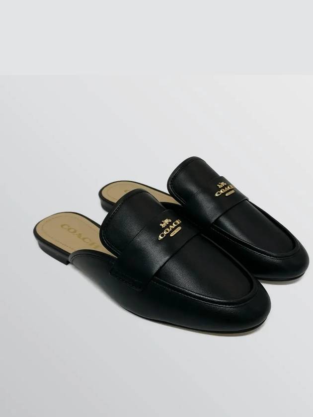 Women's Leather Slide Mule Loafers - COACH - BALAAN 3