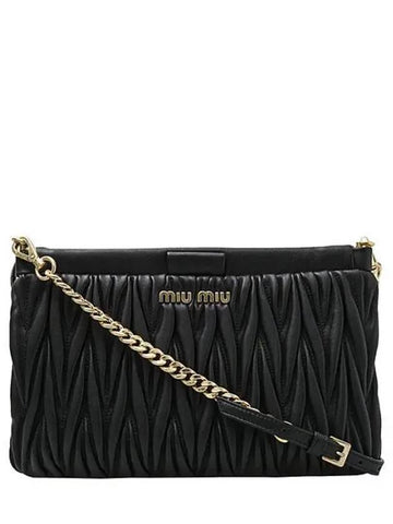 Leather Women s Cross Bag 5BH356 N88 F0002 1018767 - MIU MIU - BALAAN 1