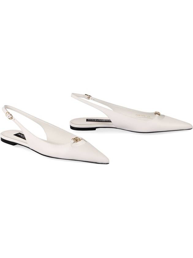 Dolce & Gabbana Leather Slingback Pumps - DOLCE&GABBANA - BALAAN 3