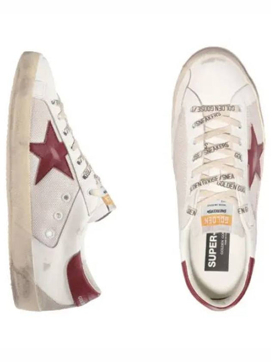 Mesh Superstar Leather Star Sneakers Men s - GOLDEN GOOSE - BALAAN 1