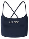 Active Strap Top T3730 683 Active - GANNI - BALAAN 1